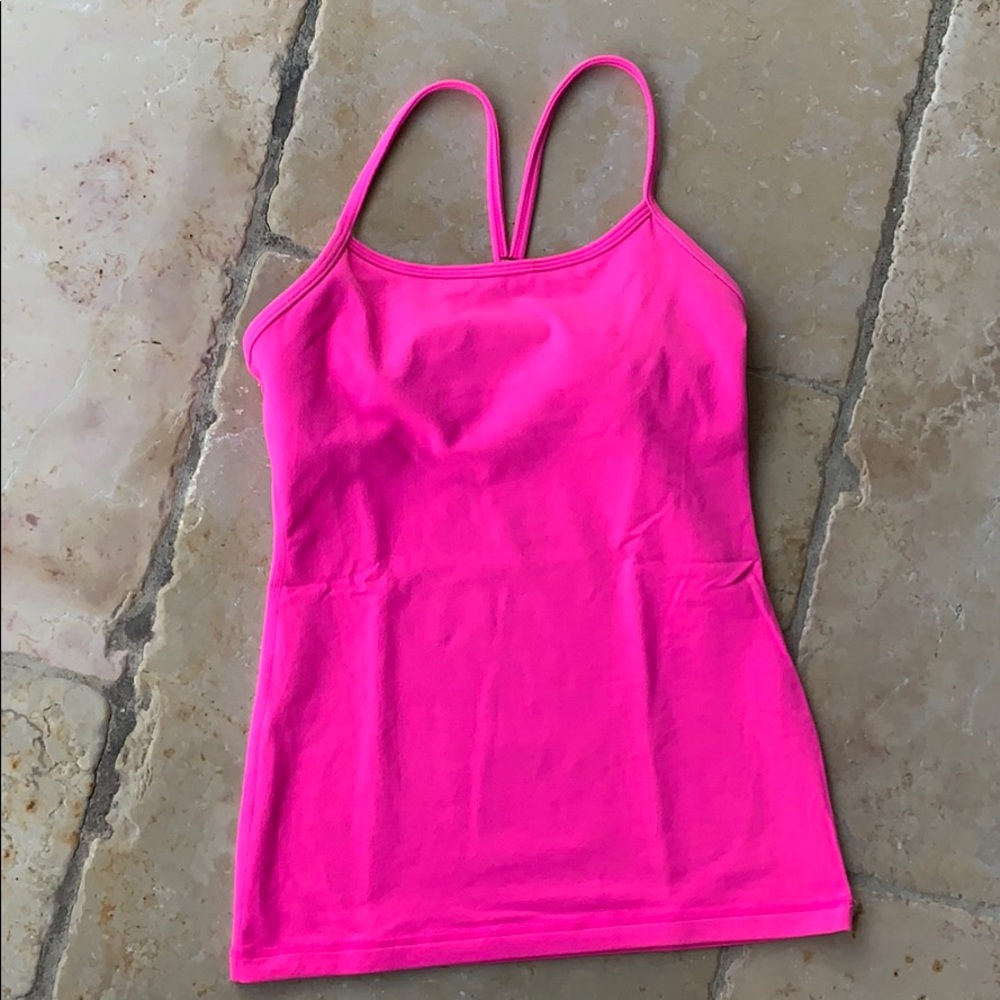 Luluemon hot pink top